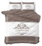 Luxurious Dreams Taupe sengetøj sæt i Bomuld