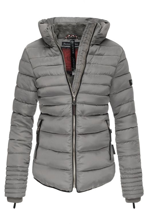 Kort Amber vinter jakke Grå