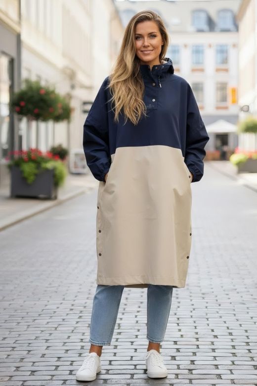 Lækker Regn poncho i 2 farver