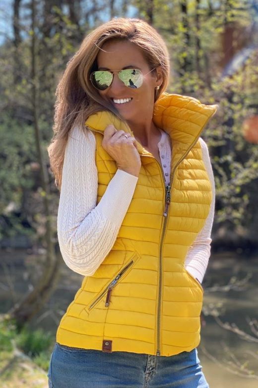 Dame sommer vest Navahoo shada - Gul