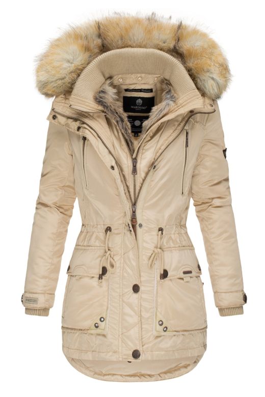 Dame Vinterjakke Katie Beige
