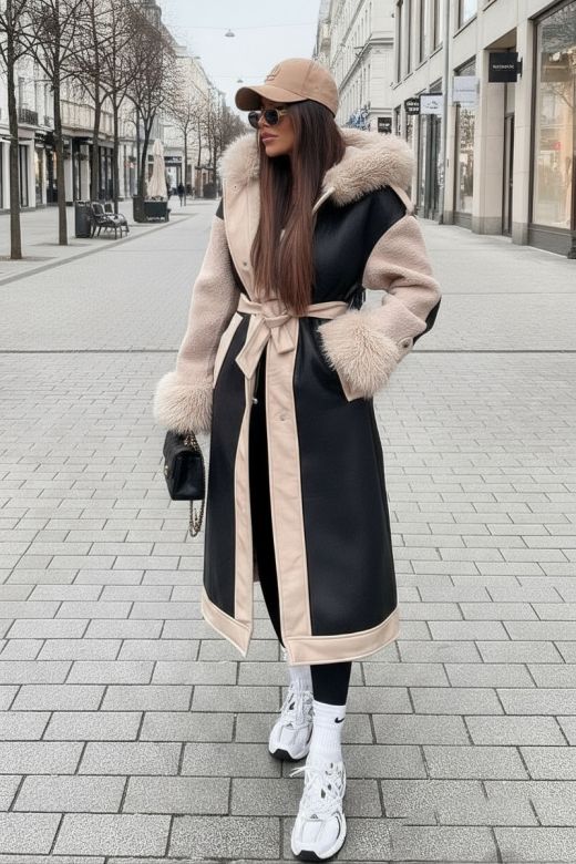 Dame vinterjakke model krystina i Sort