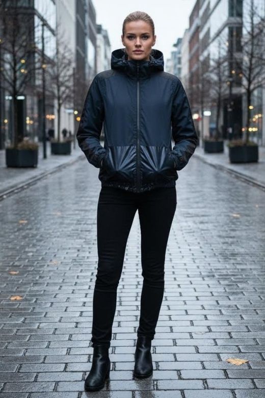 Dame jakke Navahoo Sunitaa Overgangs Sommer i Navy