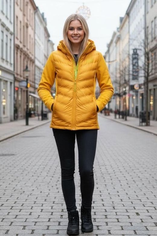 Dame Outdoor jakke Marikoo - Tag mig Med i Gul