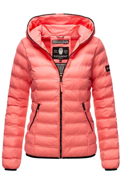 Damejakke kort model Navahoo Neevia i Koral