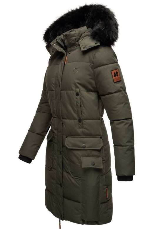 Dame vinterjakke model Cosimas i Mørk Grå