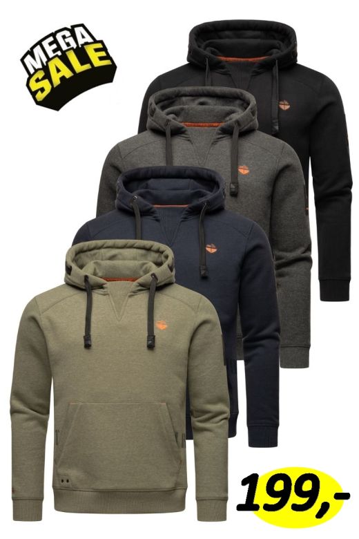 Herre sweatshirt med hætte i høj kvalitet model Finch