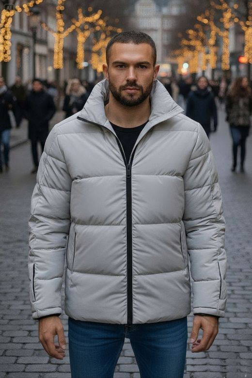 Herre jakke fra brandet Gibson i Lys Beige