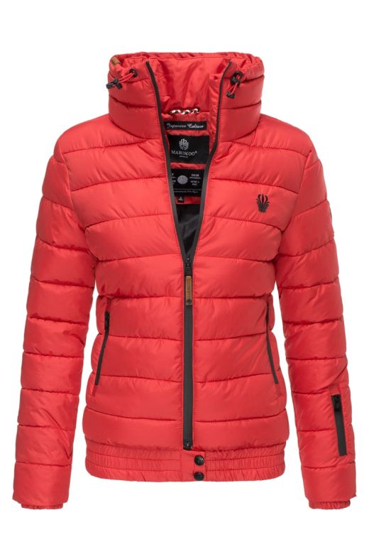 Dame dyne jakke Posion - Rød