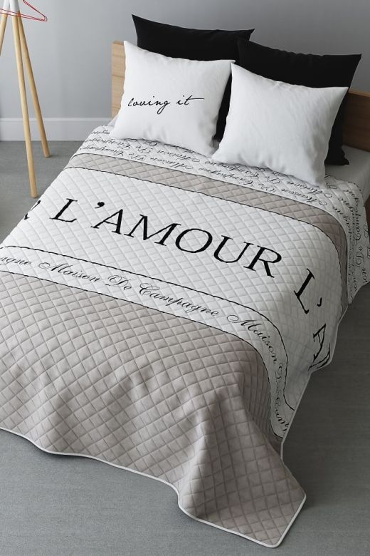L´ Amour 200 x 240 cm. Sengetæppe