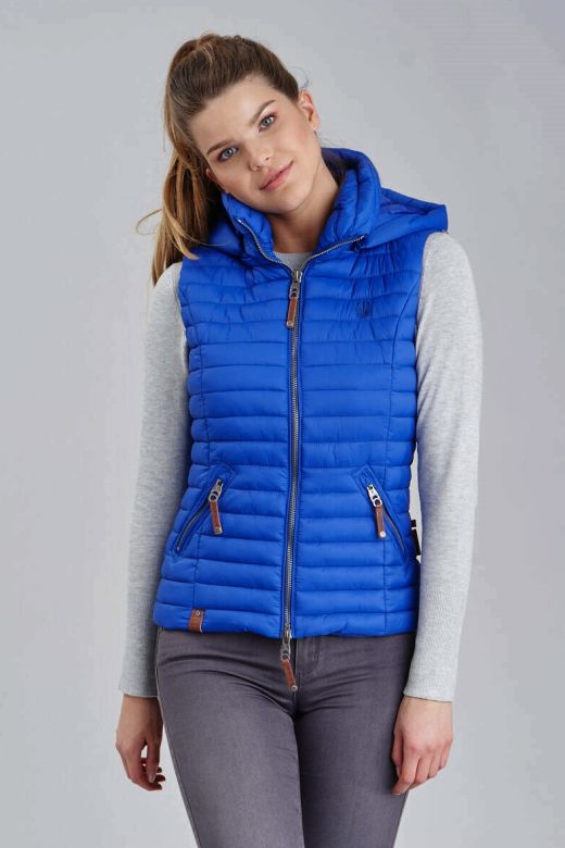 Dame sommer / efterårs vest shada - Blå