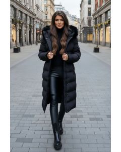 Dame vinterjakke model Lorenza i Sort 