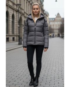 Dame jakke model Renesmene i Mørk Grå