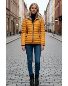 Dame jakke foret model Jaylaila i Gul