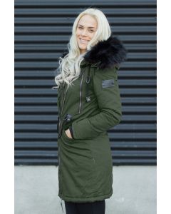 Lang Dame Frakke Leona - Grøn