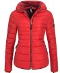 Dame Vinterjakke Amber rytter - Rød