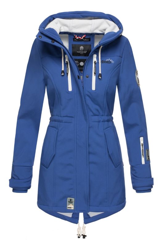 Flot Softshell fritids jakke i Royal Blå