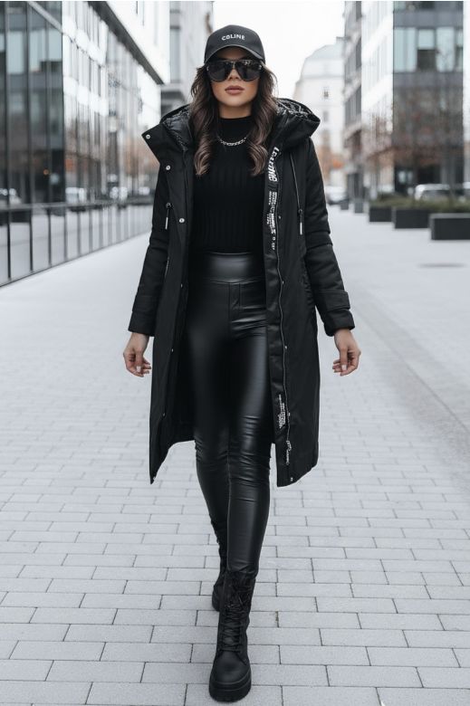 Dame Vinterjakke model marry i sort