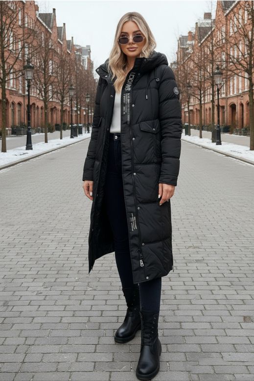 Dame Vinterjakke model Monique Sort