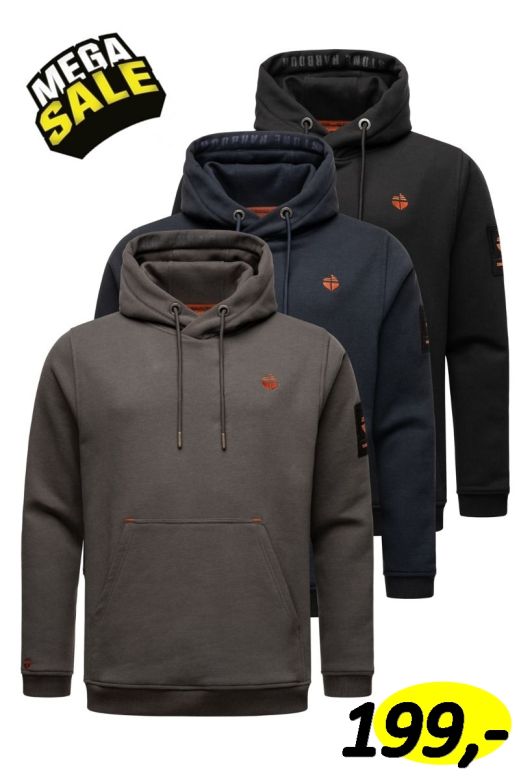 Herre sweatshirt med hætte i høj kvalitet model Bobos