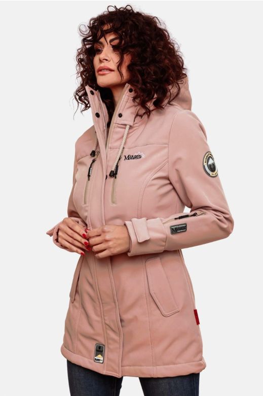 Flot Softshell outdoor jakke i Terracotta