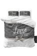 Love is Pure lyst sengetøj sæt i Bomuld