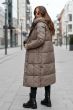 Dame Vinterjakke model Monique beige