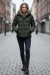 Dame jakke model Renesmene i Oliven Grøn