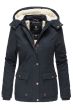 Dame Bomulds jakke Keikoo - Navy