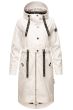 Dame Overgangs jakke i lang model Navahoo Josinaa i Off White
