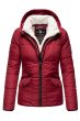 Kort vinter jakke Megan - Bordeaux