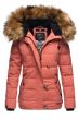 Dame Vinterjakke med pels model Zojas - Koral