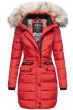 Dame vinterjakke model Paulina i Rød